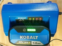 Kobalt 40V 4AH battery and charger