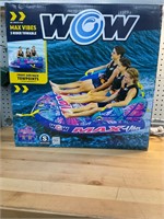 WOW max vibes 3 rider towable float