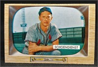 S: 1955 BOWMAN RED SCHOENDIENST #29