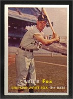 S: 1957 TOPPS NELLIE FOX #38