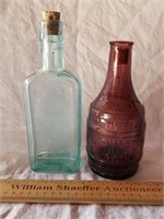 2 Vintage Bottles 1 Wheaton