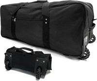 $55  32" XL Foldable Duffle Bag with Wheels