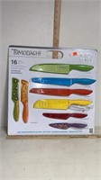 Tomodachi 16pc Knife Set 8 knives w/ Sleeves Some