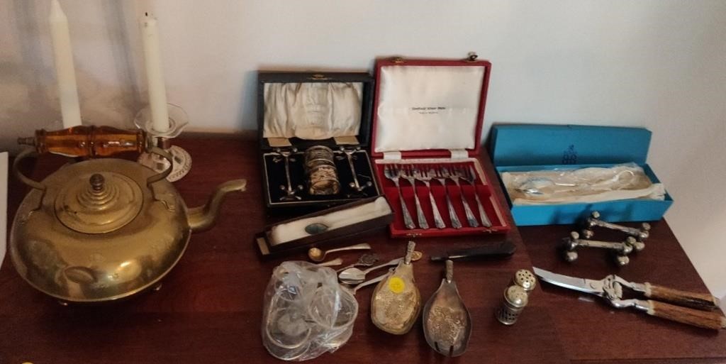 Possibly Brass & Silver Items