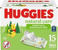 14-PACK HUGGIES NATURAL CARE SENSITIVE BABY WIPES