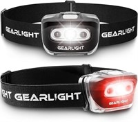 GearLight LED Headlamp S500 2 Pack - Black