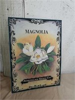 Metal Magnolia American Seed Company sign 12 x