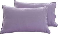 2pk Purple/Lavender UltraSoft Pillowcases A114