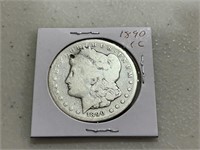 1890 CC Morgan Dollar