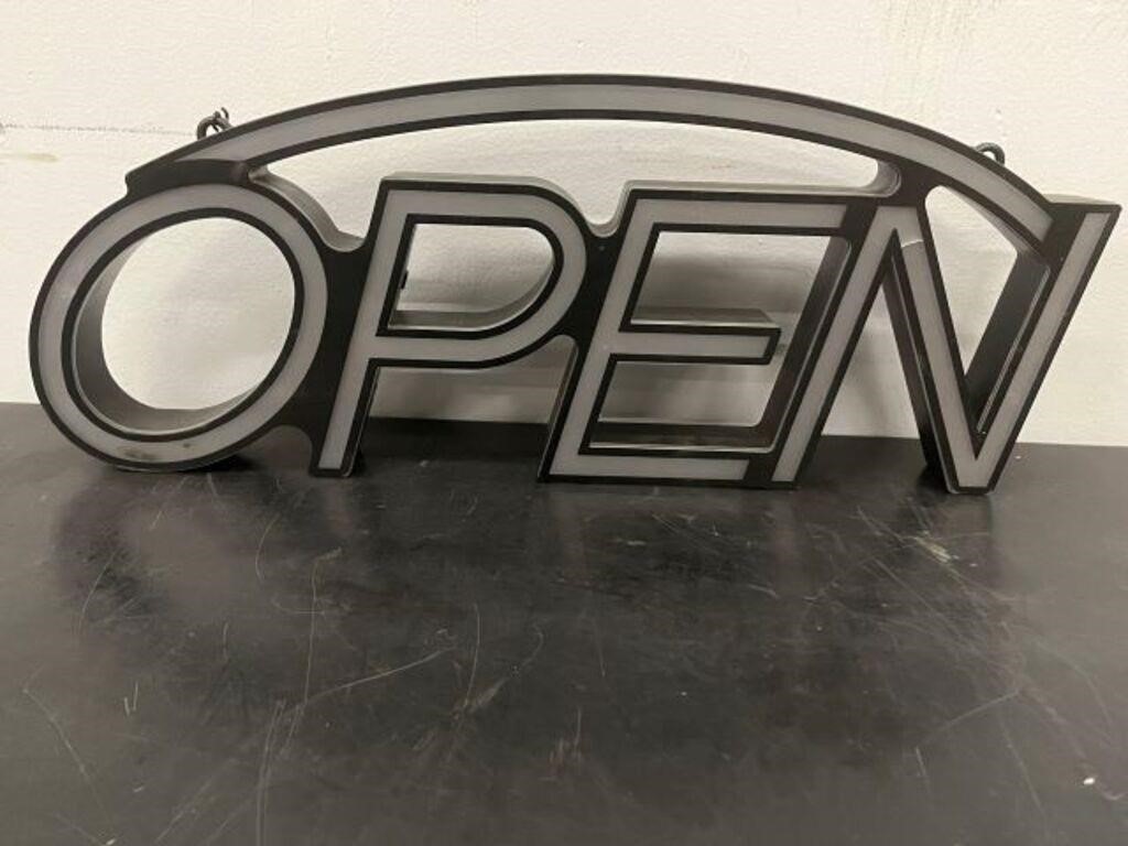 APPROX. 23" X 9" "OPEN" SIGN