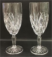 Pair Of Marquis By Waterford Crystal Goblets