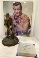 John Wayne Sculpture & Print