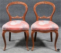 Pair Of Needlepoint Chairs