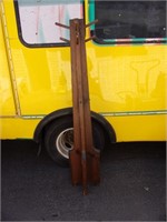 64" Tall Wooden Coat Rack