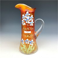 Fenton Marigold Enameled Forget Me Not Tankard