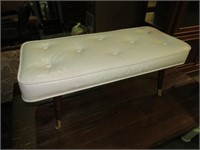 MID CENTURY STYLE PADDED BENCH