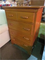 SOLID MAPLE 4 DRAWER HIGHBOY CHEST