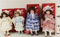 (4) Gorham Musical Little Women Dolls