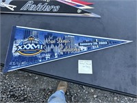 2003 Super Bowl Pennant