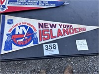 1981 NY Islanders Hockey Pennant