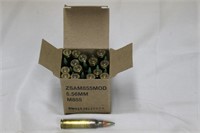 20 Rds 5.56mm Green Tip