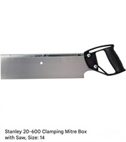 Stanley 20-600 Clamping Mitre Box with Saw