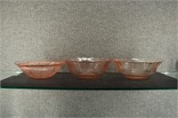 3 MacBeth Evans American Sweetheart Bowls