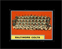 1962 Topps #12 Baltimore Colts TC VG to VG-EX+