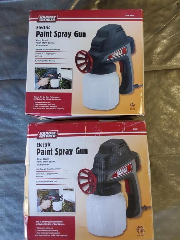 2 Paint Spray Guns