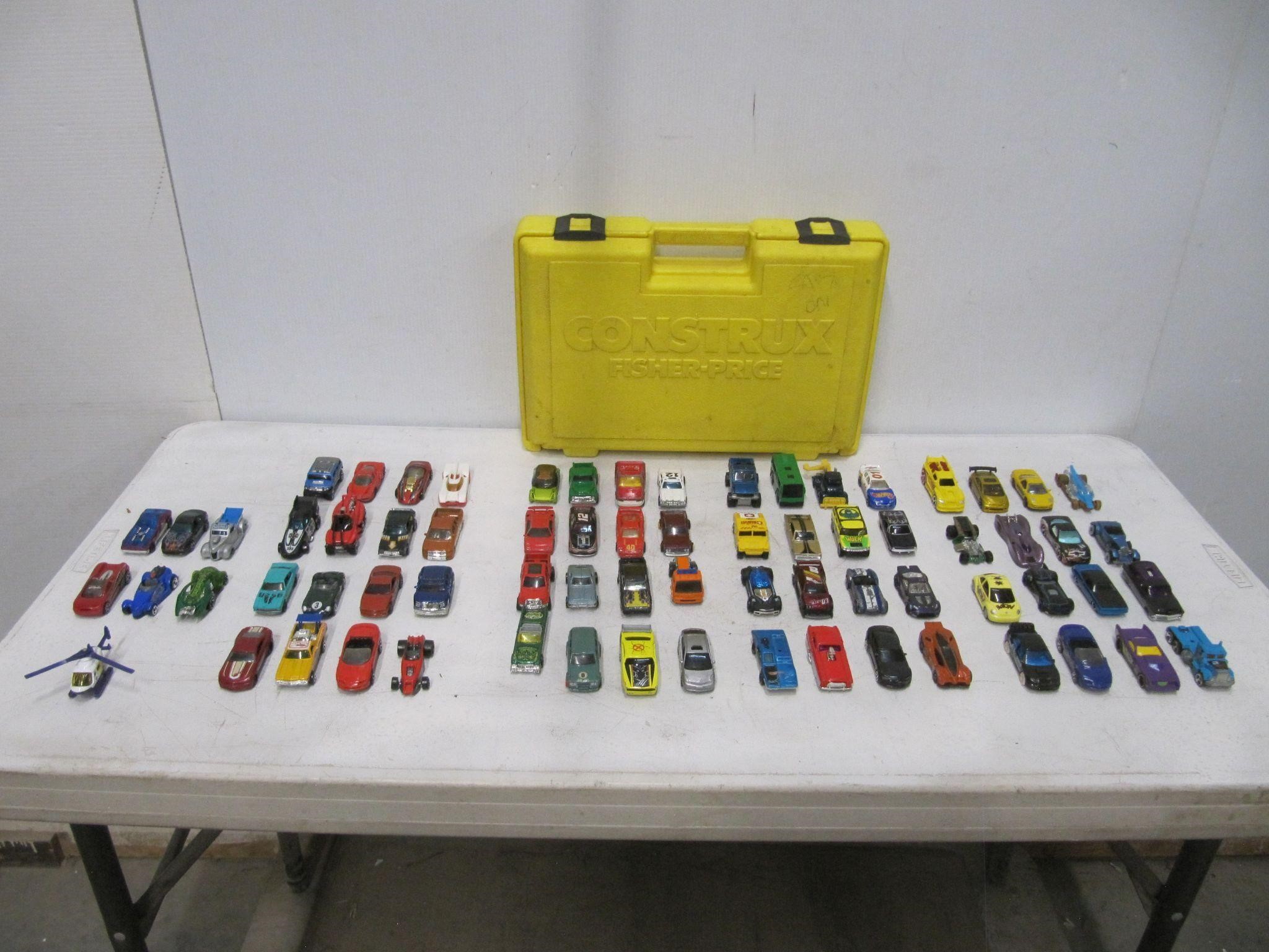 ASSORTED HOT WHEELS & TOY CARS/TRUCKS