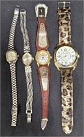 4 Women's Watches - Crumrine, Gossip, Revlon +