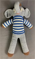 Blabla 18" hand knitted doll. Rivier. $62