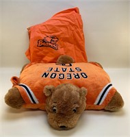 Oregon State Character Pillow and Rain Poncho