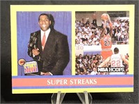 Michael Jordan Basketball Card NBA HOOPS  Inside