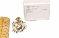 Avon Astrological Horoscope Pin - Cancer