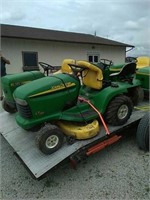 JD riding mower