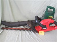 WeedEater Ground Sweeper/B & D Hedge Trimmer