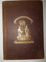 1876 Salesman's Sample Bible Lands Book Antique