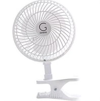 Genesis 6" Table-Top or Clip Fan with Two Speeds