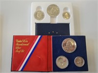2 - 1976 Silver 40% Bicentennial Sets