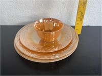 Fire King Peach Luster Ware