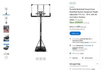 E9284  MaxKare 7.6-10ft Hoop & Goal