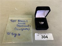 .95 Black & White Low Grade Diamond Ring