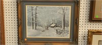 Fred Thrasher-frosty Morning-artist. Proof-
