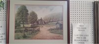 Fred Thrasher-country Charm-- Signed & Numbered--