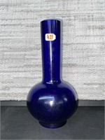 Peking Glass-Cobalt Blue Vase