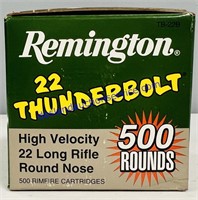 500 Rounds of High Velocity 22 Long Rifle Round