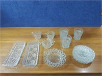 Modern glassware lot