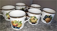 6 Czechoslovakia mugs