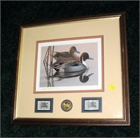 2- Stamp/prints: 1984 New Jersey Canvasbacks